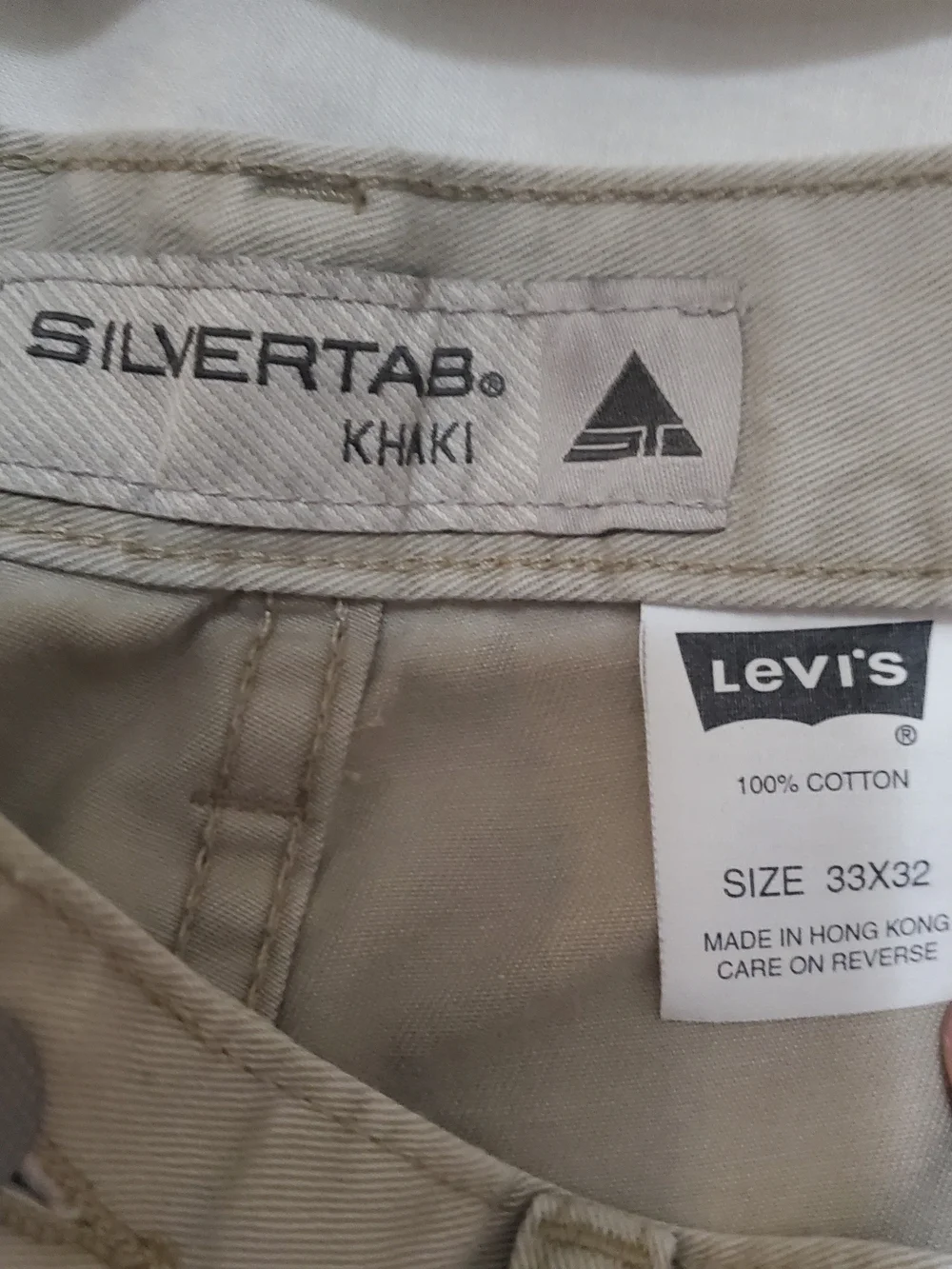Vintage Silvertab Khaki Straight-Leg Pants